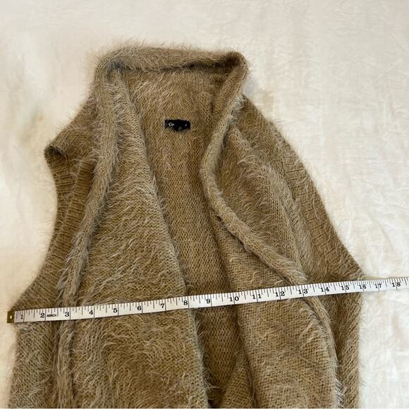 Ces Femme Open Front Sleeveless Hi Lo Vest size S/M - Picture 7 of 11